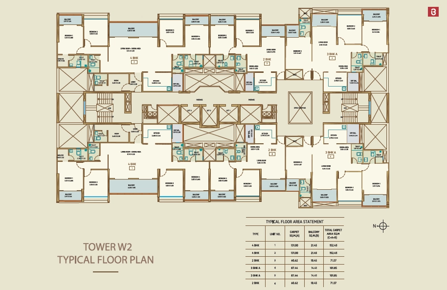 Bramha The Collection Floor plan 1